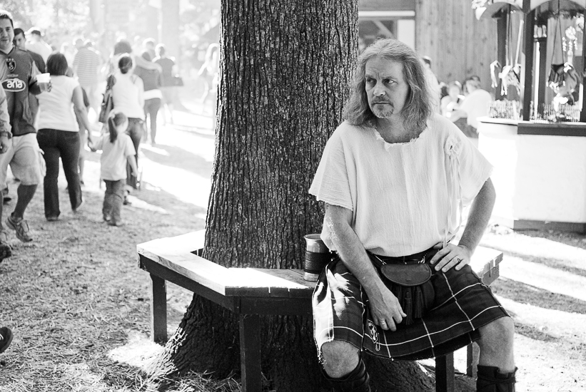 Kids and adults at the Maryland Renaissance Festival