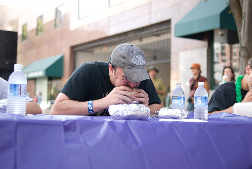 Clarendon Day eating contest - Arlington, Virginia