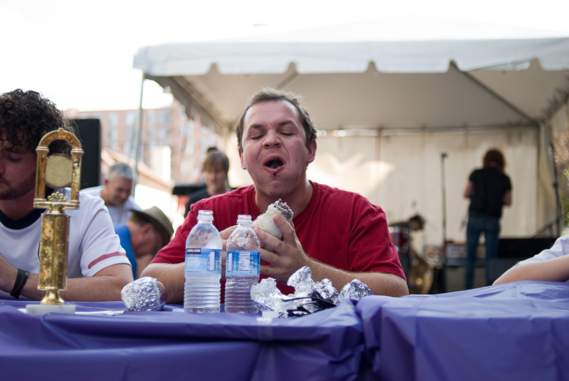 Clarendon Day eating contest - Arlington, Virginia