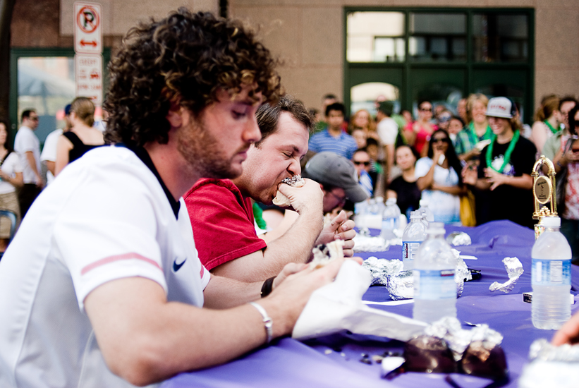 Clarendon Day eating contest - Arlington, Virginia