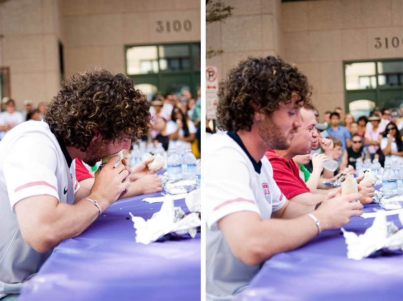 Clarendon Day eating contest - Arlington, Virginia