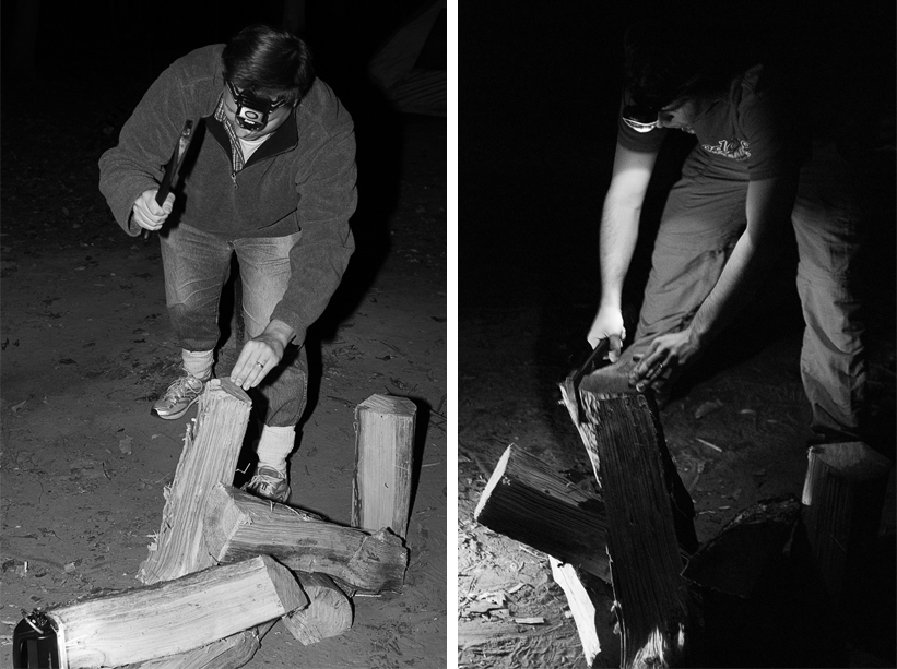 camping_diptych camping at Greenbelt National Park