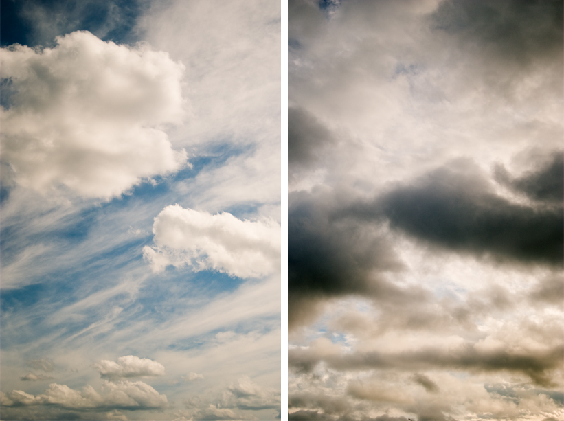 clouds over Washington, DC