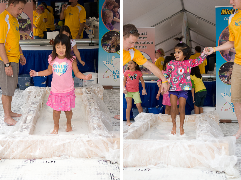 kids jumping science festival