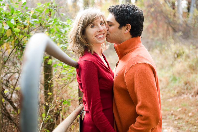 couple by a fence in mclean, va