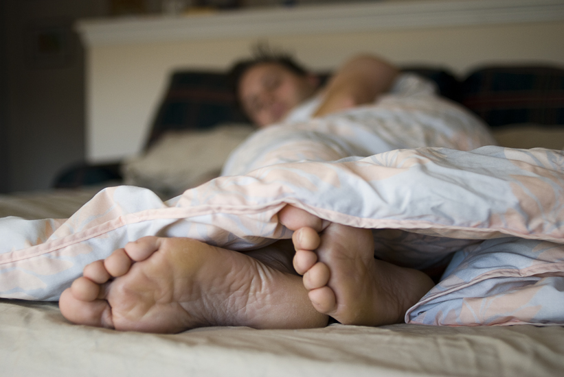 george's feet on Thanksgiving day