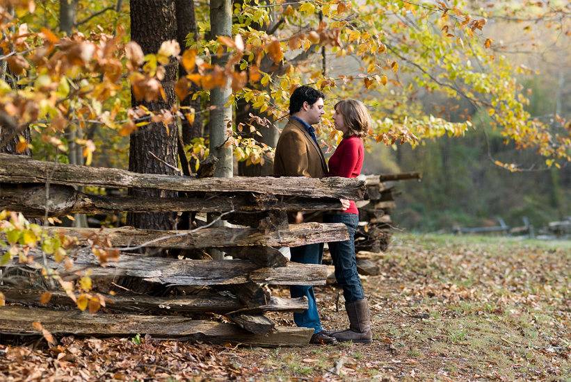 brenizer method with couple in love - northern virginia