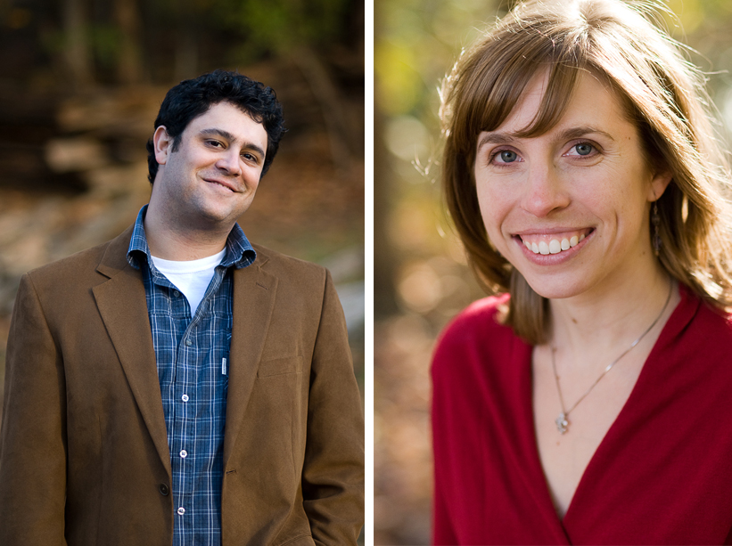 head shots of couple in northern virginia