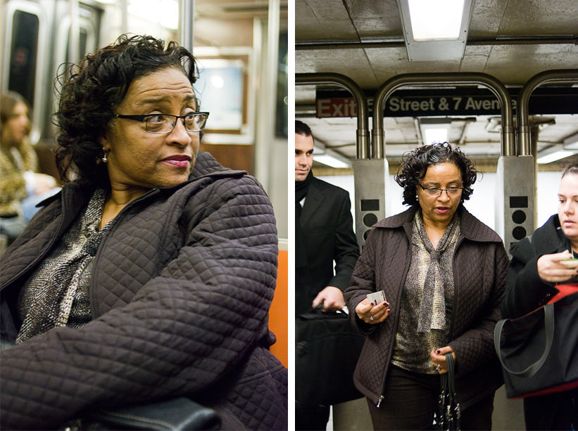 shielah diptych - nyc subway