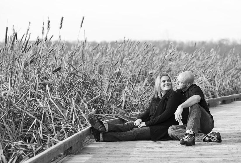 couple portraits in alexandria va huntley meadows park