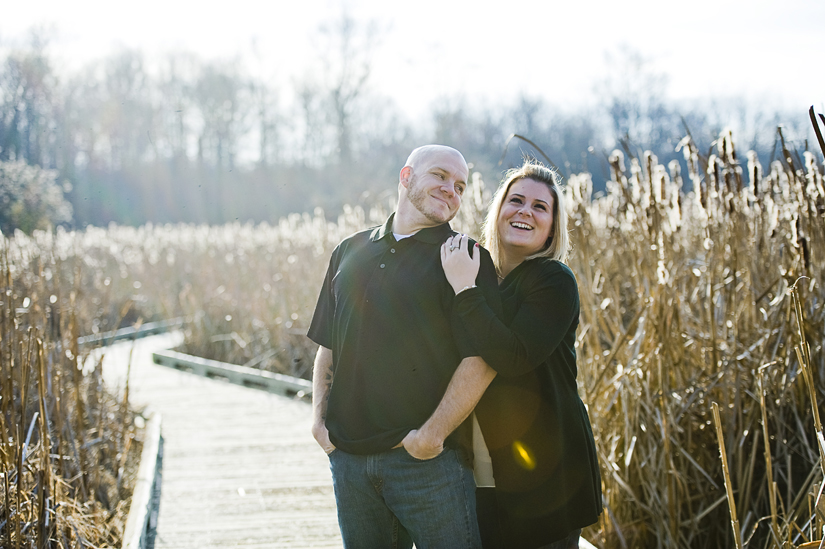 couple in the woods