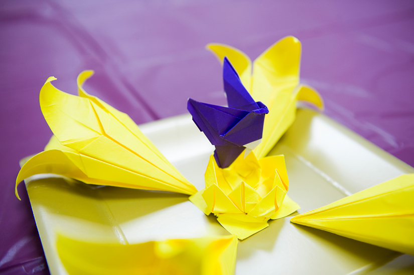 table decorations at indian engagement ceremony