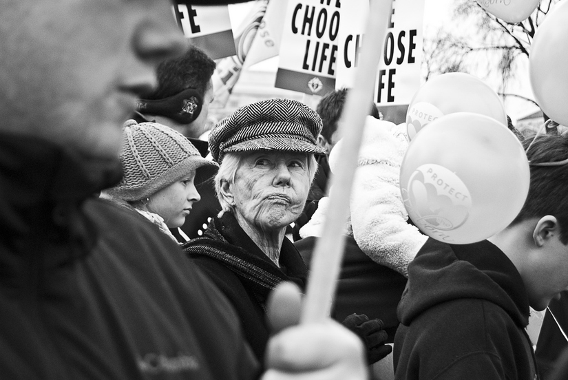 anti-abortion protest on the national mall