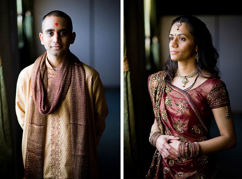 bride and groom portraits