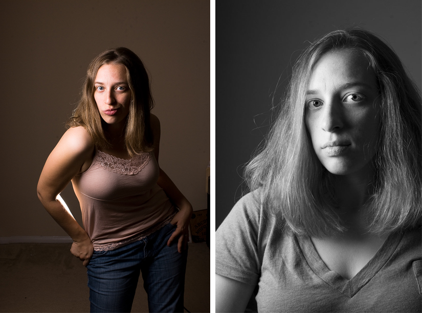 self-portraits with strobes