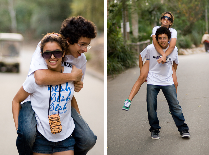 piggyback rides at the san diego zoo's safari park