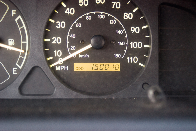 150,000 miles on my car