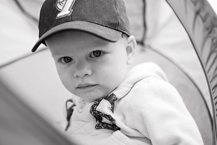 little baby in a tulane hat