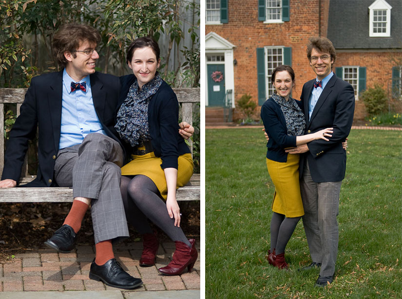 Sweet couple at Green Spring Gardens, alexandria, va