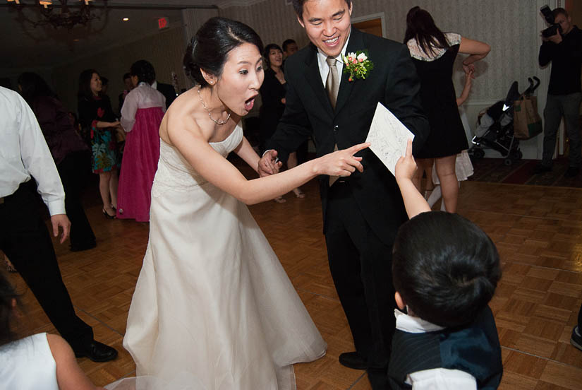 bride and a little boy at the republican club washington dc