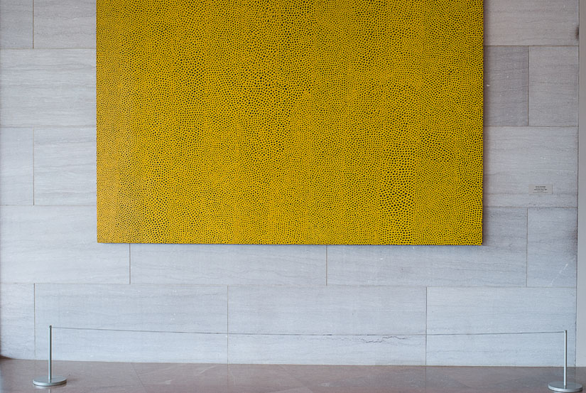 yellow painting at the national gallery of art