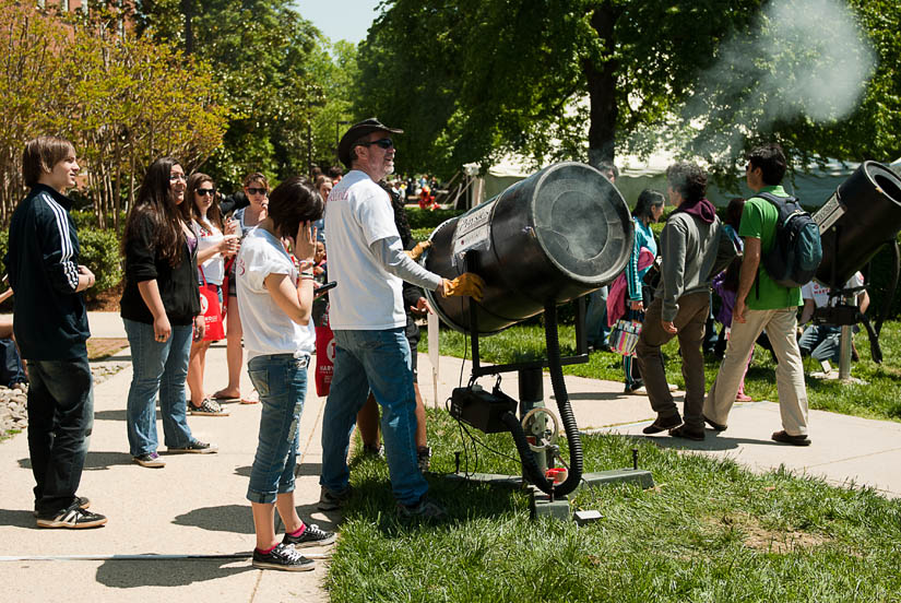 smoke cannon exhibit at the university of maryland