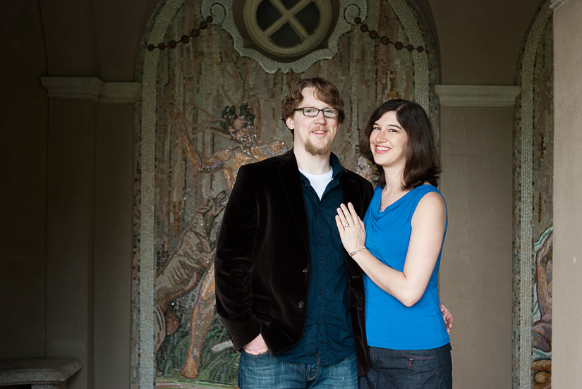 dumbarton oaks engagement photos