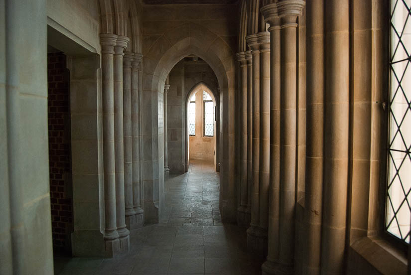 hallway in the washington national cathedral