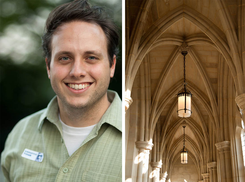 my awesome husband at washington national cathedral