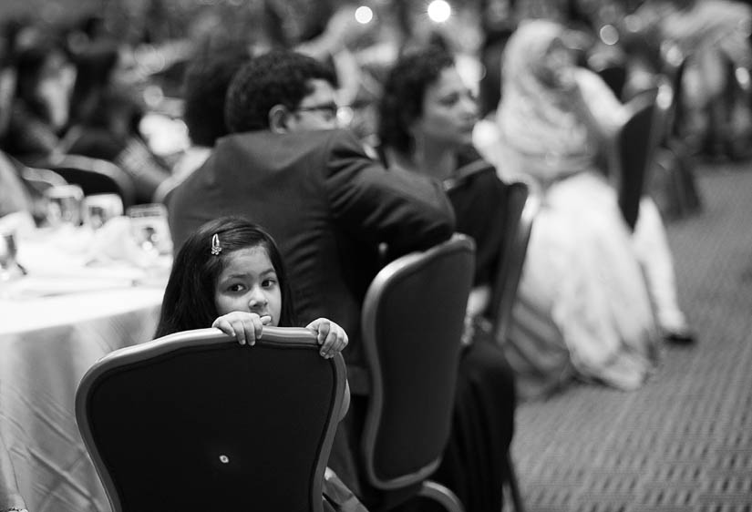 little girl at the ceremony