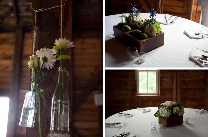 reception details at rodes farm stables wedding