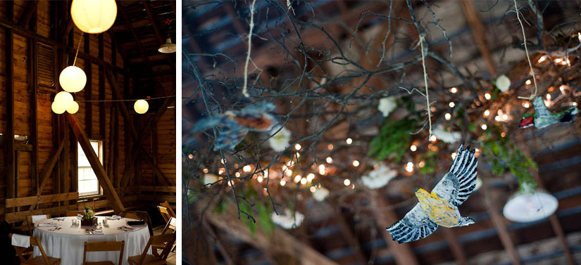 beautiful trellis detail at wedding reception