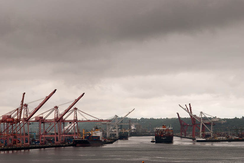 tug with vessel in seattle