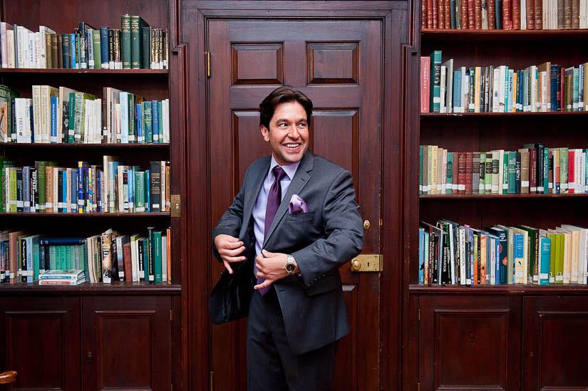 groom at the library at woodend nature sanctuary