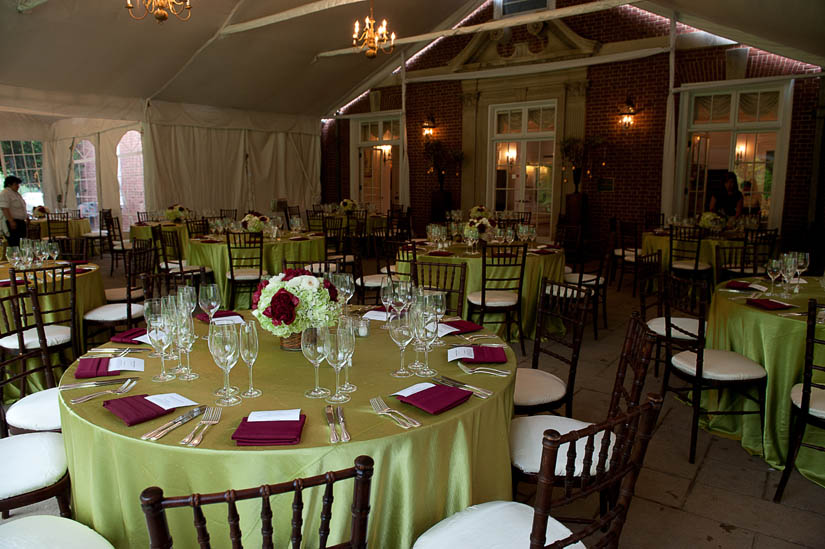 table decor at woodend nature sanctuary