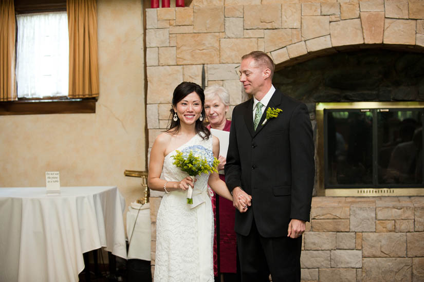 bride and groom are husband and wife