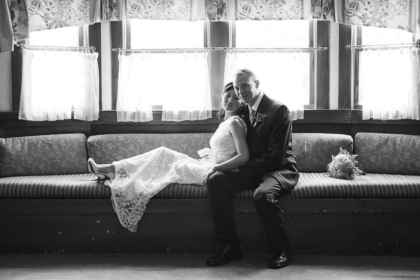 wedding portrait at la ferme restaurant, chevy chase