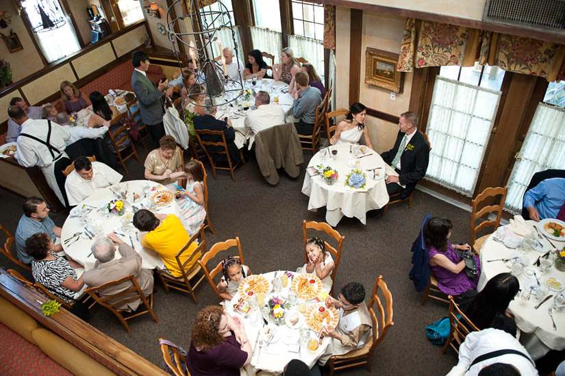 la ferme restaurant from balcony