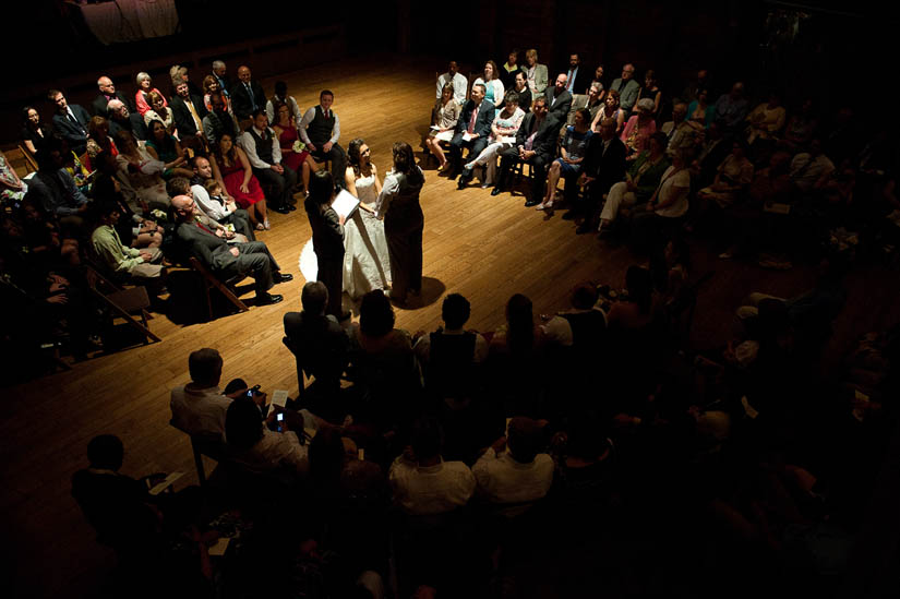 circular ceremony at wolf trap