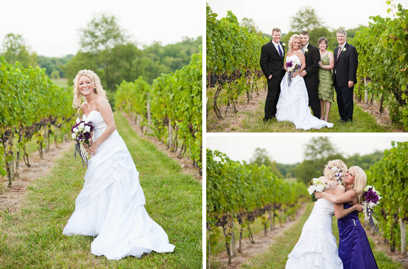 wedding pictures at miracle valley vineyard