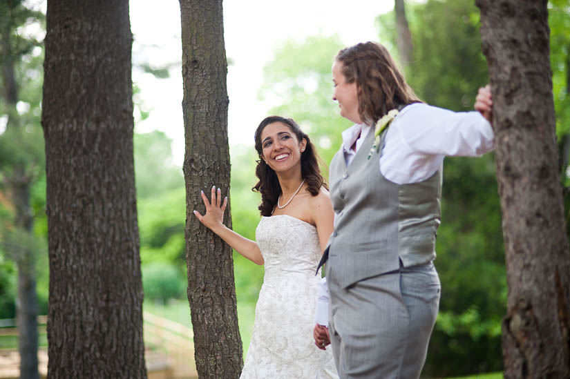 brides in the woods