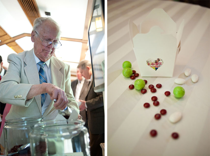 grandpa at the candy table