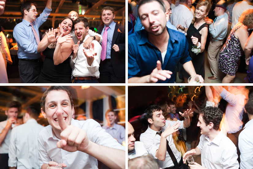 dancing during the wedding reception at national harbor