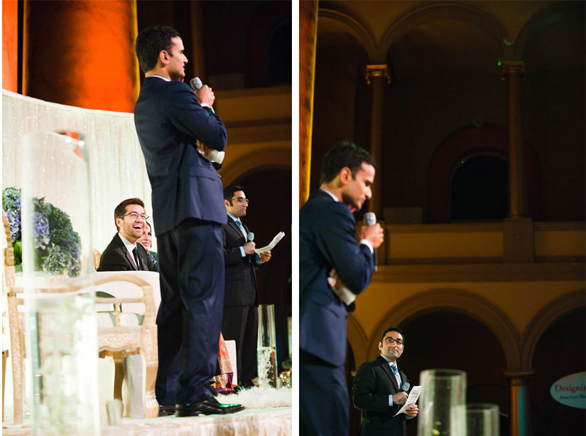 speeches during walima at national building museum