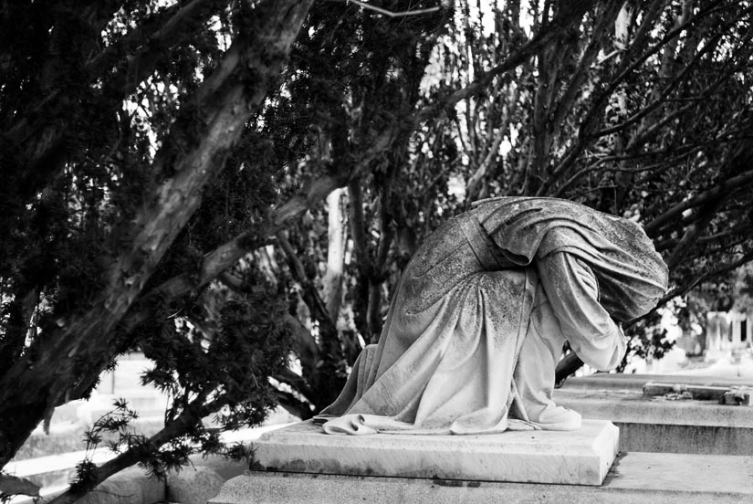 statue in hollywood cemetery, richmond