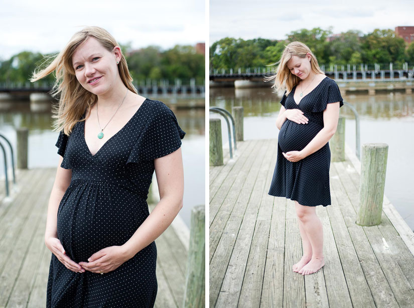 maternity photos on the Anacostia River