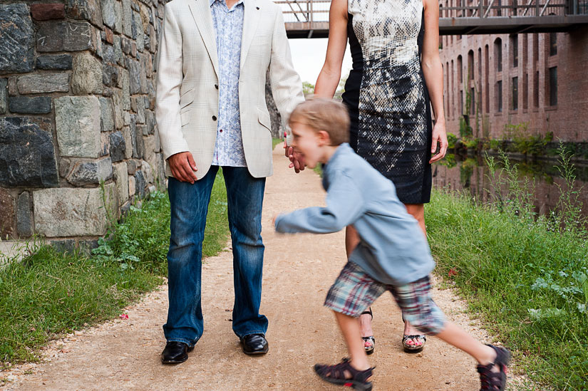 engagement photos with son