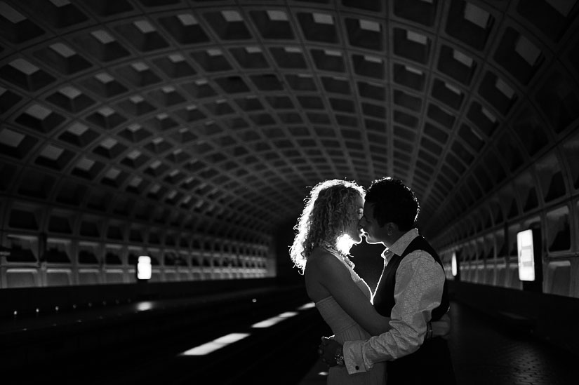 engagement photo in the dc metro