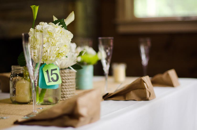 diy centerpieces at wedding