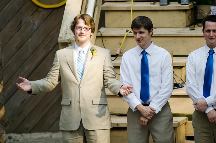 grooms sees bride for the first time